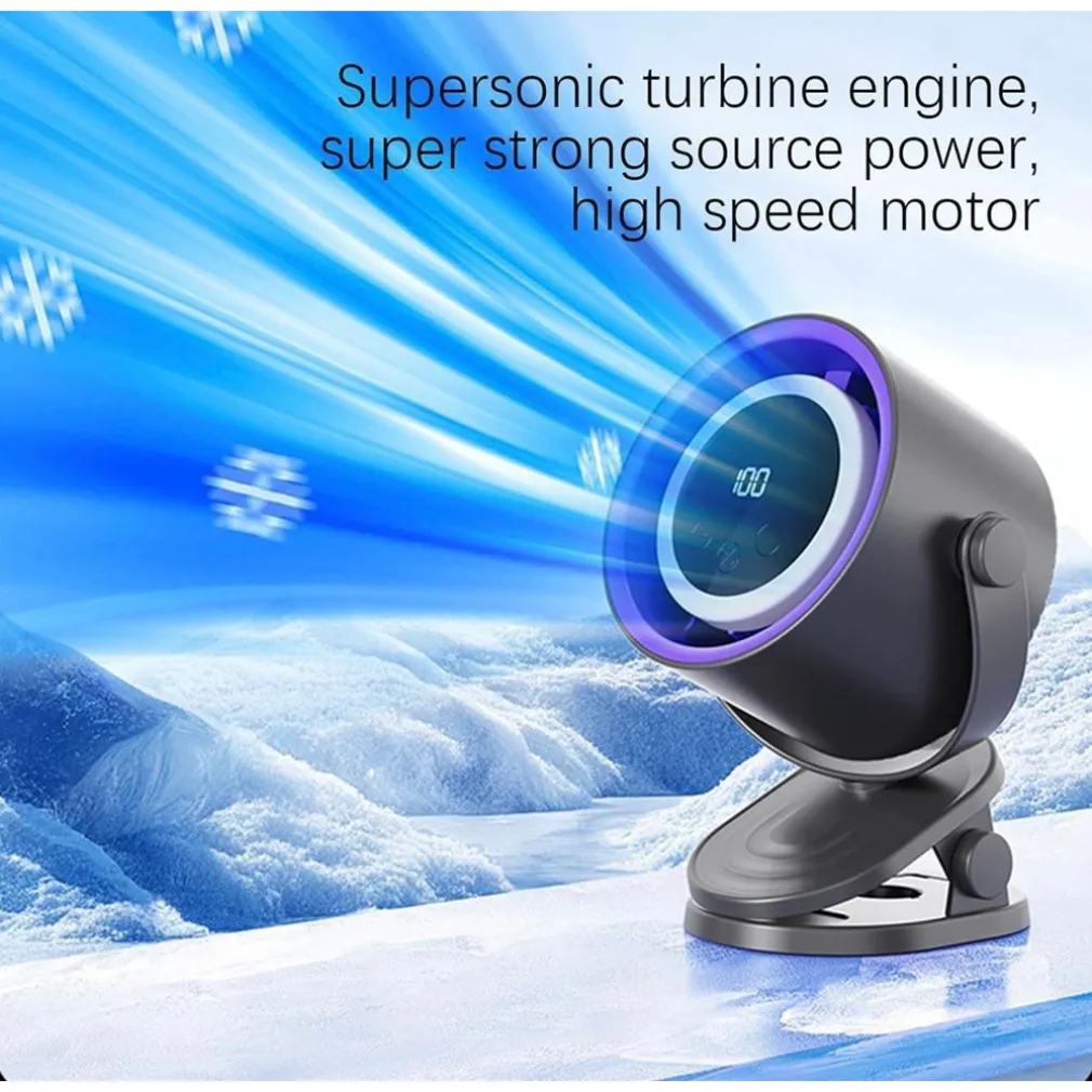 VENTILATORE DA TAVOLO USB ELETTRICO RAFFREDDAMENTO DESIGN LUCE NOTTURNA CAMERA SCRIVANIA