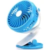 VENTILATORE ORIENTABILE A 4 PALE STAND CON PINZA A CLIP ROTAZIONE A 360 GRADI