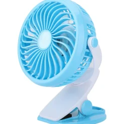 VENTILATORE ORIENTABILE A 4 PALE STAND CON PINZA A CLIP ROTAZIONE A 360 GRADI