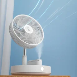 VENTILATORE PORTATILE CON BATTERIA RICARICABILE P30 DESIGN PIEGHEVOLE SALVASPAZIO