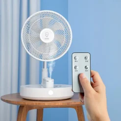 VENTILATORE PORTATILE CON BATTERIA RICARICABILE P30 DESIGN PIEGHEVOLE SALVASPAZIO