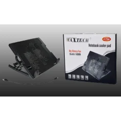 VENTOLA RAFFREDDAMENTO BASE DISSIPATORE 140MM COOL PC PAD NOTEBOOK MAXTECH VT-PT003