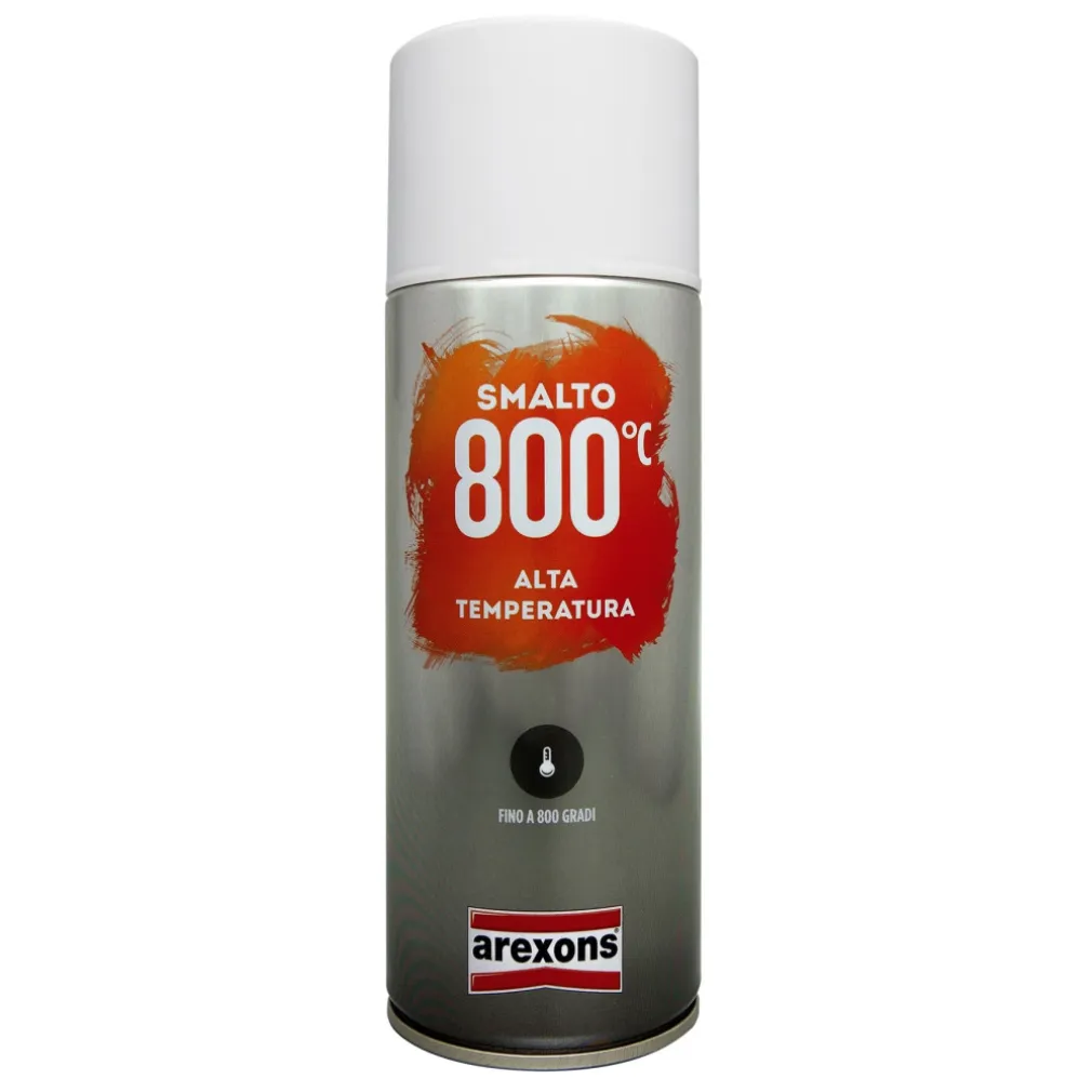 VERNICE SPRAY NERO PER MARMITTE SCARICO NERO ALTA TEMPERATURA 2332