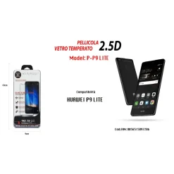 VETRO TEMPERATO HUAWEI P9 LITE PELLICOLA PROTETTIVA ANTIGRAFFIO MAXTECH P-P9 LITE