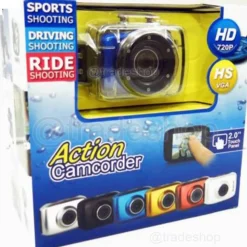 VIDEOCAMERA DIGITALE HD 2.0" 720P RACE ACTION SPORT CAMERA SUBACQUEA CASCO MOTO