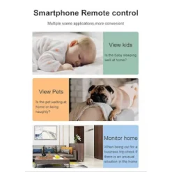 VIDEOCAMERA TELECAMERA DI RETE WIRELESS WIFI 1080P DOPPIA ANTENNA HD GK200B4D