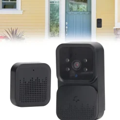 VIDEOCITOFONO CAMPANELLO SENZA FILI DA ESTERNO IMPERMEABILE IP67 SCHERMO IPS 4,3''