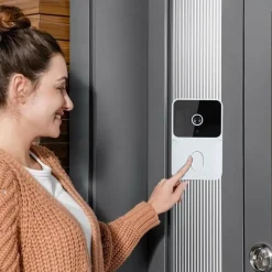 VIDEOCITOFONO WIRELESS TELECAMERA SCHERMO IPS 4,3