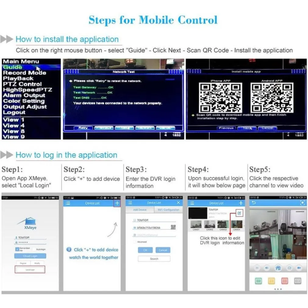 VIDEOREGISTRATORE DVR 16CH 1080P FULL HD AHD/ONVIF IP/ANALOGICO/TVI/CVI/DVR CCTV
