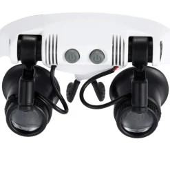 VISIERA OCCHIALI LENTE INGRANDIMENTO PRECISIONE CON 2 LED 4 LENTI LUCE 9892GJ-3A