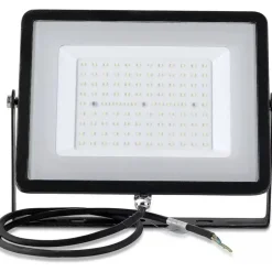 V-TAC FARO FARETTO LED SMD 10W 20W 30W 50W 100W SLIM DA ESTERNO IP65 COLORE NERO