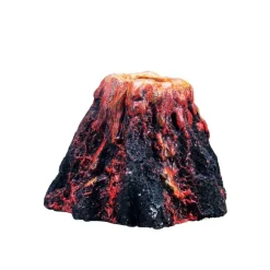 VULCANO SOTTOMARINO ORNAMENTO PER ACQUARIO SENZA TUBICINO PIETRA PER BOLLE