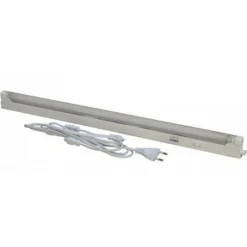4W TUBO NEON 30CM LED COMPLETO DI PLAFONIERA T5 LUCE FREDDA 6500K CAVO 1 METRO