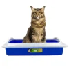 WELKHOME LETTIERA CON BORDO RIALZATO SMONTABILE PER GATTI GATTO 35 X 45 X 10 CM