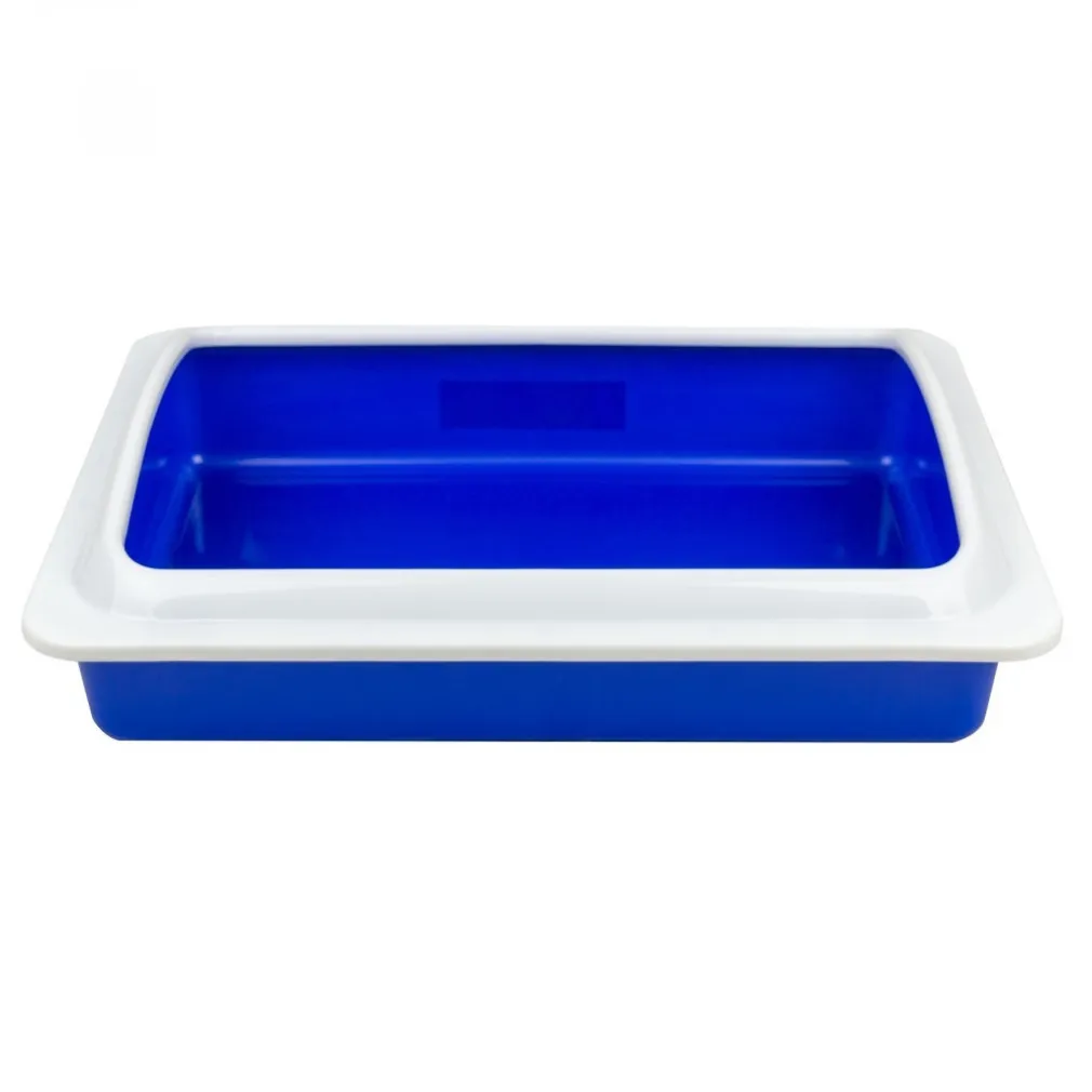 WELKHOME LETTIERA CON BORDO RIALZATO SMONTABILE PER GATTI GATTO 35 X 45 X 10 CM