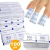 WRAPS RIMUOVI GEL USA GETTA ACRILICO SEMIPERMANENTE RIMOZIONE NAIL ART SOLVENTE