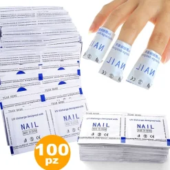 WRAPS RIMUOVI GEL USA GETTA ACRILICO SEMIPERMANENTE RIMOZIONE NAIL ART SOLVENTE