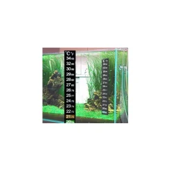 2X TERMOMETRO DI PRECISIONE ADESIVO VETRO ACQUARIO MARINO DOLCE ACQUA TERRARIO