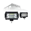 2x 72W LUCE FARO LAMPADA DA LAVORO FARETTO AUTO BARCA CAMION 24LED SMD 6000K