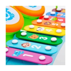 XILOFONO COLORATO CON BATTERIA CON SUONI E MUSICA GIOCO PER BAMBINI DA MESI 18+