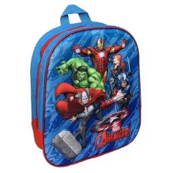 ZAINETTO AVENGERS STAMPA IN RILIEVO 3D SUPEREROI BAMBINI SCUOLA ASILO ELEMENTARI