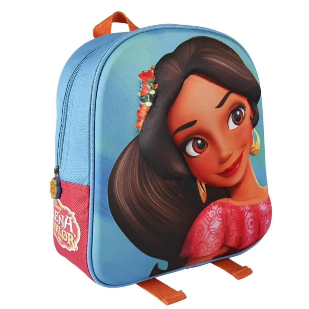 ZAINETTO DISNEY ELENA DI AVALOR STAMPA RILIEVO 3D BAMBINE SCUOLA ASILO MATERNA