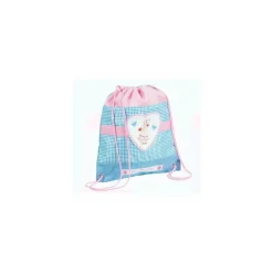 ZAINETTO MODELLO SAKKY BAG HOLLY HOBBIES 35 x 40 CM ROSA E AZZURRO