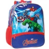 ZAINETTO SCUOLA AVENGERS 33 CM ZAINO ASILO ELEMENTARI BAMBINI MARVEL BLU ROSSO