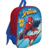 ZAINETTO SUPERMAN STAMPA RILIEVO 3D SUPER HERO BAMBINI SCUOLA ASILO ELEMENTARI