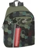 ZAINO AMERICANO COMIX FLASH SCUOLA MEDIA COLORE VERDE MIMETICO CAMO MIMETICA