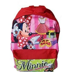 ZAINO AMERICANO MINNIE DISNEY MULTICOLORE BAMBINE ASILO TEMPO LIBERO ELEMENTARI