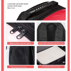 ZAINO BORSA TRASPORTINO GATTO CANE PORTATILE VIAGGIO DESIGN A CAPSULA SPAZIALE