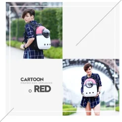 ZAINO BORSA TRASPORTINO GATTO CANE PORTATILE VIAGGIO DESIGN A CAPSULA SPAZIALE