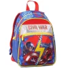 ZAINO CAPITAN AMERICA CIVIL WAR MARVEL BLU PER SCUOLA ASILO E TEMPO LIBERO 30CM