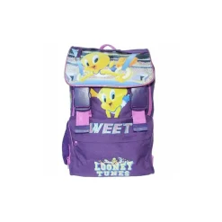 ZAINO ESTENSIBILE IN TESSUTO A SCHIENALE RIGIDO CONFORT BACK LOONEY TUNES TWEETY