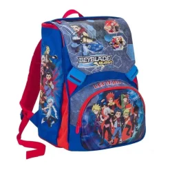 ZAINO ESTENSIBILE SCUOLA BEYBLADE BURST SEVEN ESTENSIBILE COLORE ROSSO BLU