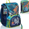 ZAINO ESTENSIBILE SCUOLA ELEMENTARE SJ GANG SEVEN + ASTUCCIO 3 ZIP ACCESSORIATO