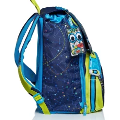 ZAINO ESTENSIBILE SCUOLA ELEMENTARE SJ GANG SEVEN + ASTUCCIO 3 ZIP ACCESSORIATO