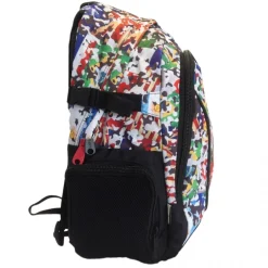 ZAINO NEON FREE TIME MULTICOLOR CAMO SCUOLA RAGAZZI RAGAZZE MEDIE SUPERIORI
