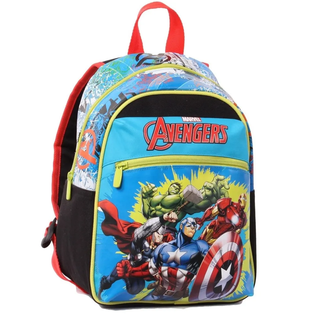 ZAINO SCUOLA ASILO MARVEL AVENGERS ZAINETTO MULTICOLORE POLIESTERE