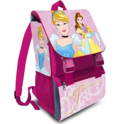 ZAINO SCUOLA ESTENSIBILE DISNEY PRINCESS KIT COMPLETO OMBRELLO E ASTUCCIO 3 ZIP
