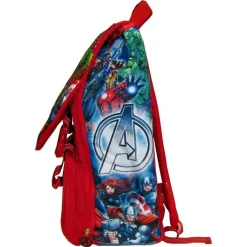 ZAINO SCUOLA ESTENSIBILE AVENGERS MARVEL KIT COMPLETO SUPER EROI +ASTUCCIO 3 ZIP