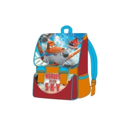 ZAINO SCUOLA ESTENSIBILE DISNEY PLANES IN TESSUTO CON SPALLACCI IMBOTTITI