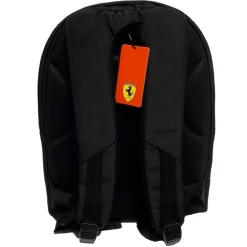ZAINO SCUOLA FERRARI ORGANIZZATO CON DOPPIO SCOMPARTO 43X31X21CM ROSSO NERO