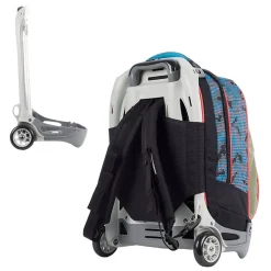 ZAINO SCUOLA  RAGAZZI TROLLEY 3IN1 NEW JACK BITMAP CON CARRELLO RIMOVIBILE