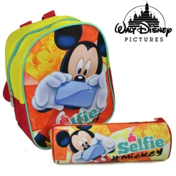 ZAINO ZAINETTO ASILO MICKEY MOUSE + ASTUCCIO TOPOLINO KIT DISNEY SCUOLA
