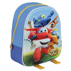 ZAINO ZAINETTO ASILO SUPER WINGS 3D EFFETTO RILIEVO 28 CM EDIZIONE SCUOLA