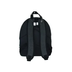 ZAINO ZAINETTO PER BAMBINI ASILO SCUOLA BAD ALICE NERO IN STOFFA 30CM CON ZIP