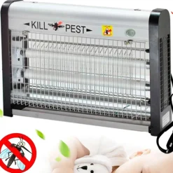 ZANZARIERA ELETTRICA ANTIZANZARE BASSO CONSUMO ENERGETICO 16W 2X LAMPADE UV