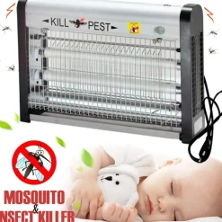 ZANZARIERA ELETTRICA ANTIZANZARE BASSO CONSUMO ENERGETICO 16W 2X LAMPADE UV